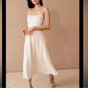 Elegant White Slip Dress | BHLDN | Leti Dress | Sachin & Babi
